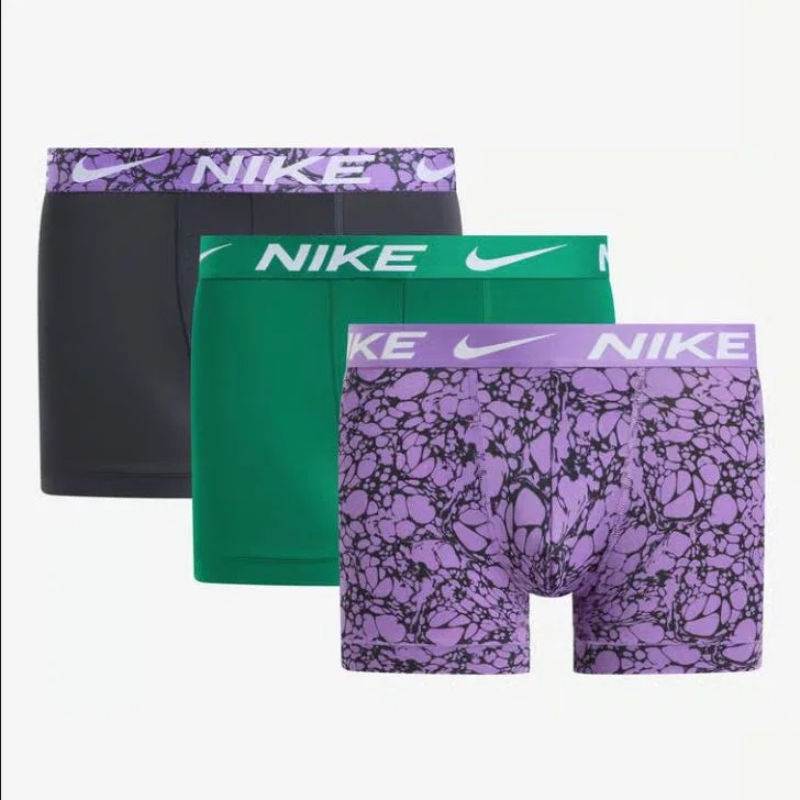 Мужские боксеры Nike Trunk 3er-Pack KE1278 FAI, Цвет: Schwarz — фото 2