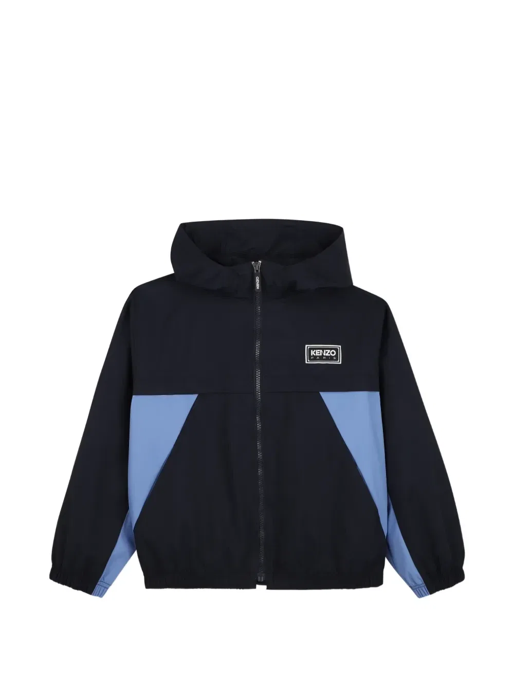 Куртка с капюшоном и нашивкой-логотипом Kenzo Kids, черный