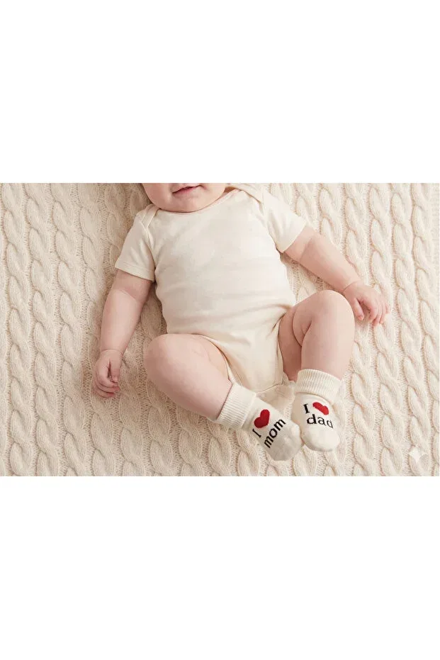 Детские носки для новорожденных хлопковые Organic Collection Modern Comfort, Heart — фото 3