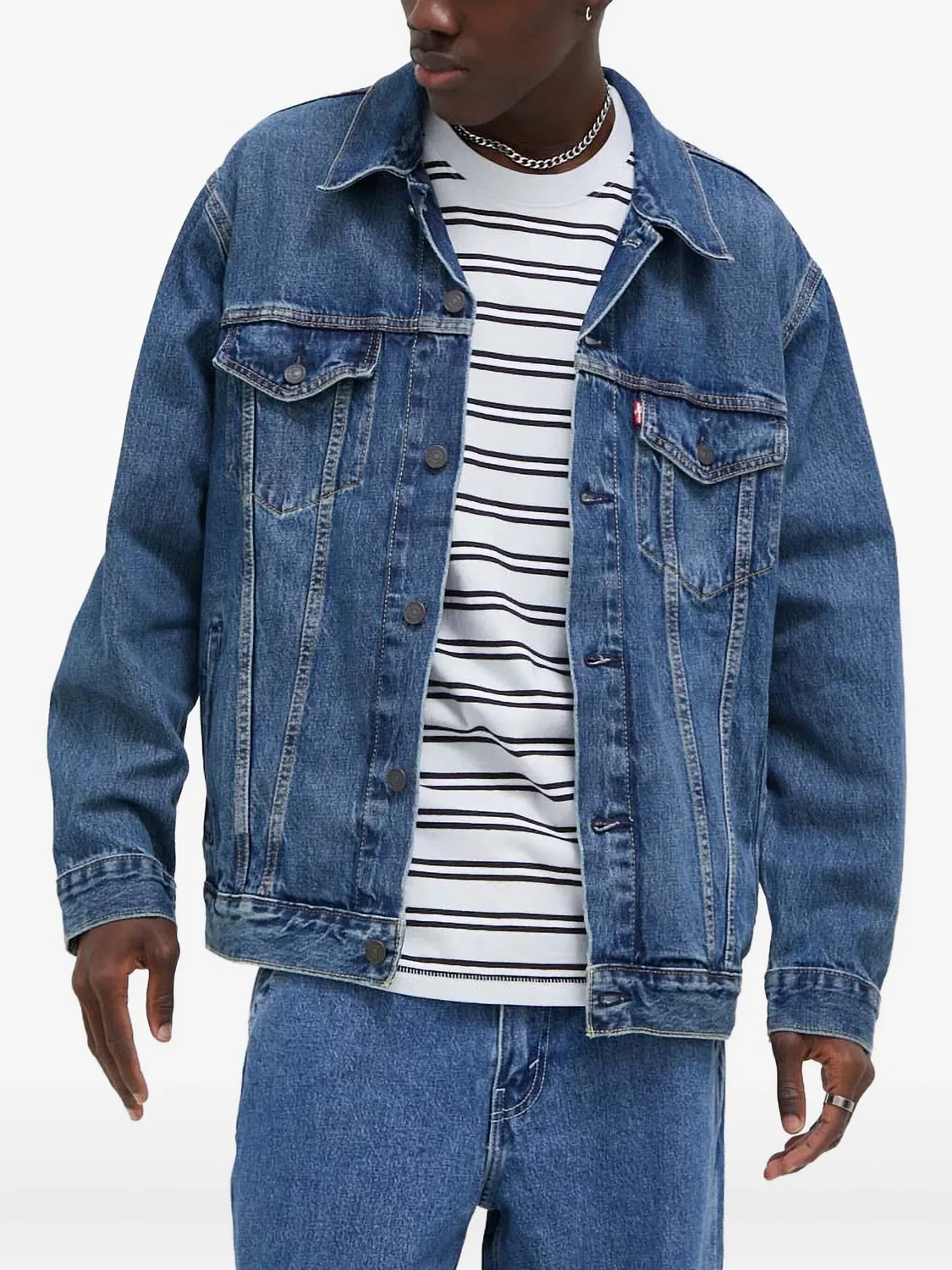 Джинсовая куртка с нагрудными карманами Levi's, синий