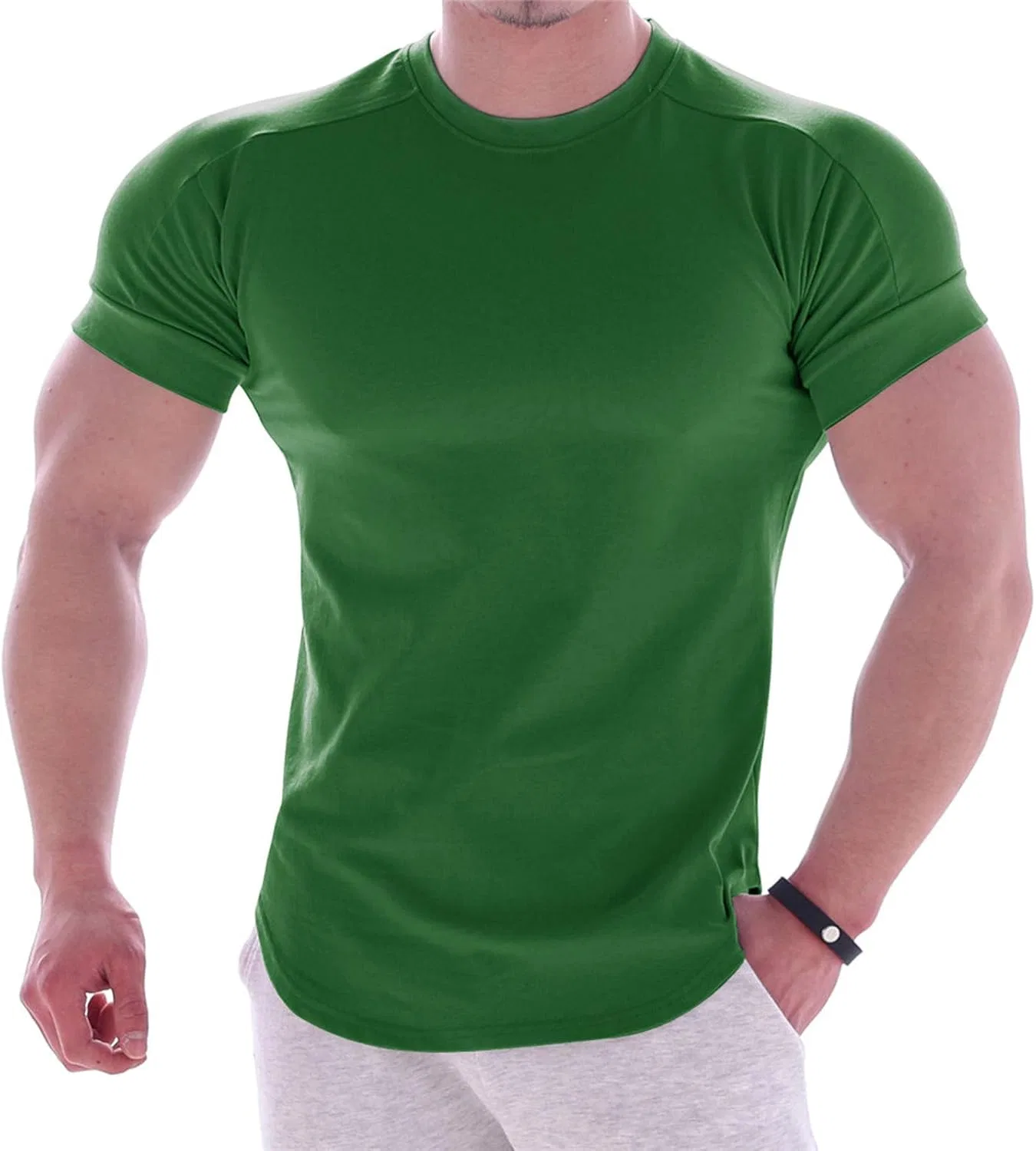 Мужская быстросохнущая футболка с коротким рукавом Active, Green