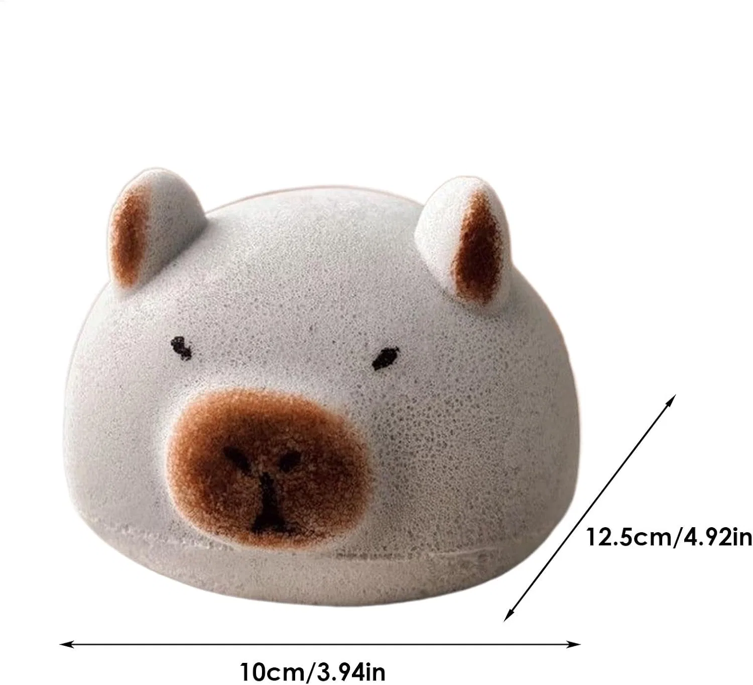 Мочалка для душа Capybara, Bsbkoj, 12.5x10 см, Grau — фото 2
