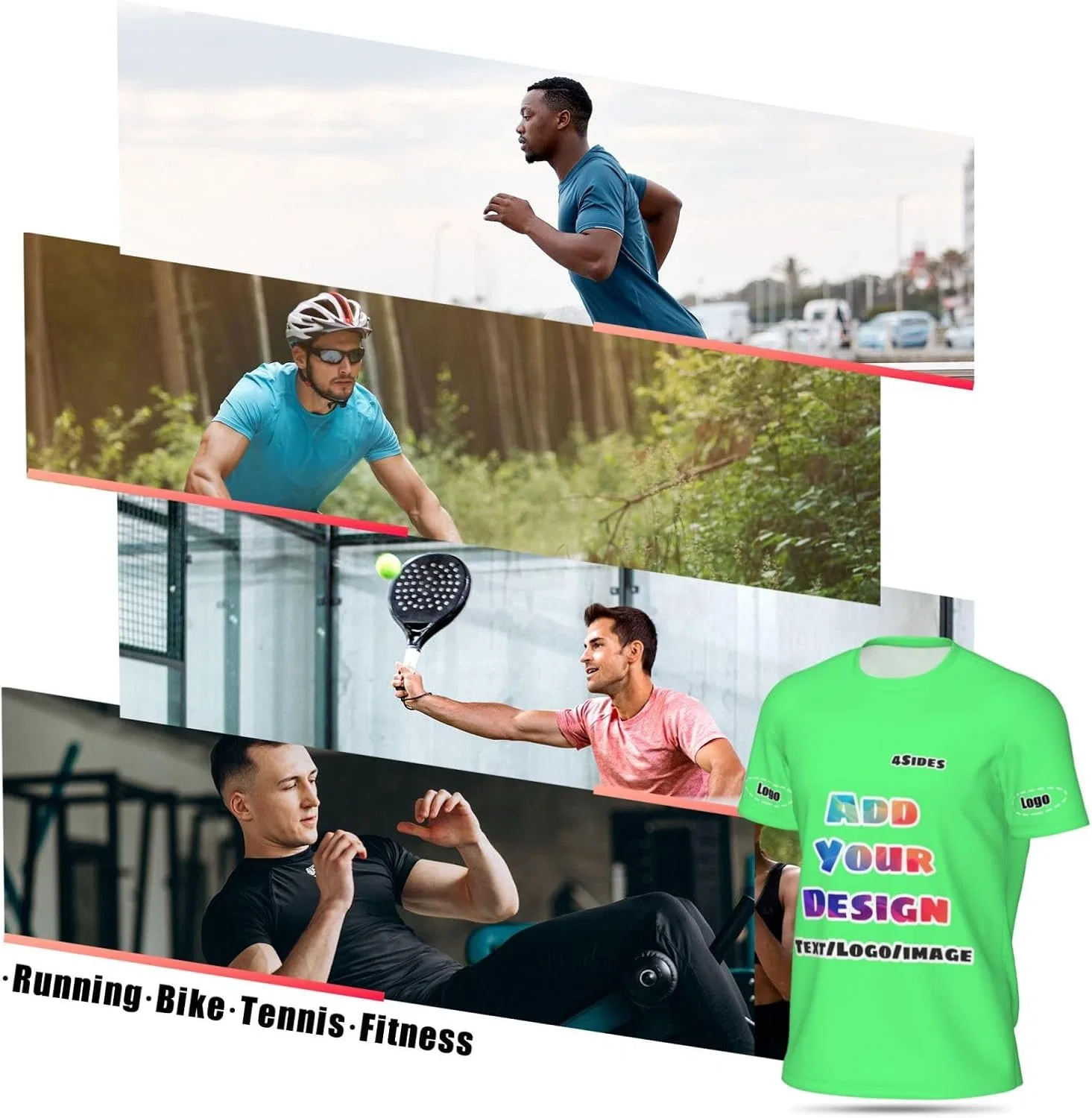 Женская футболка с кастомизацией Regular Fit, Green2 — фото 4