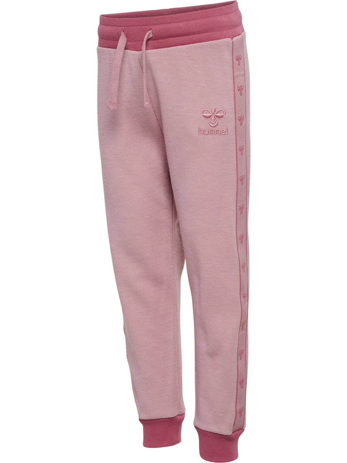 Детские спортивные штаны с принтом Hmlwulba Hummel, Violett Hellrosa Blutenblattbeige — фото 4