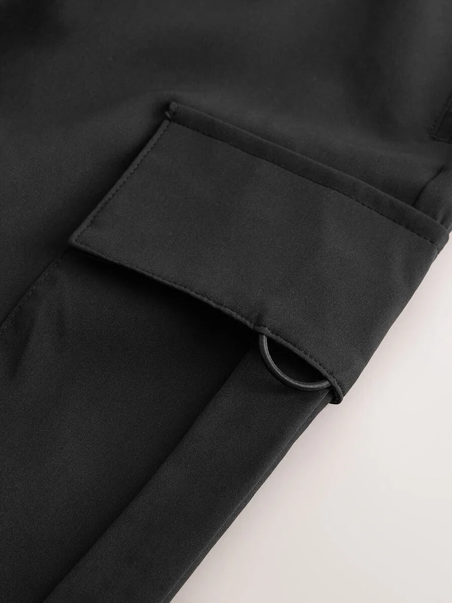 Спортивные брюки Next Slim fit черного цвета — фото 3