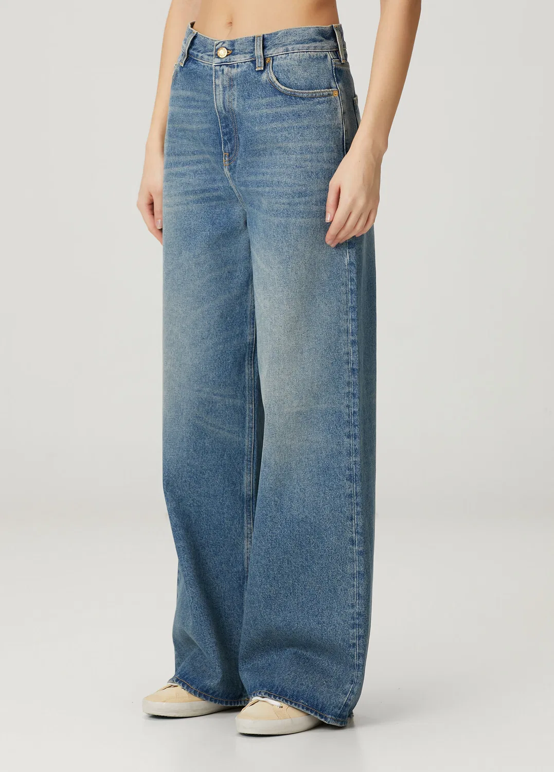 Джинсы boyfriend Golden Goose, blue — фото 3