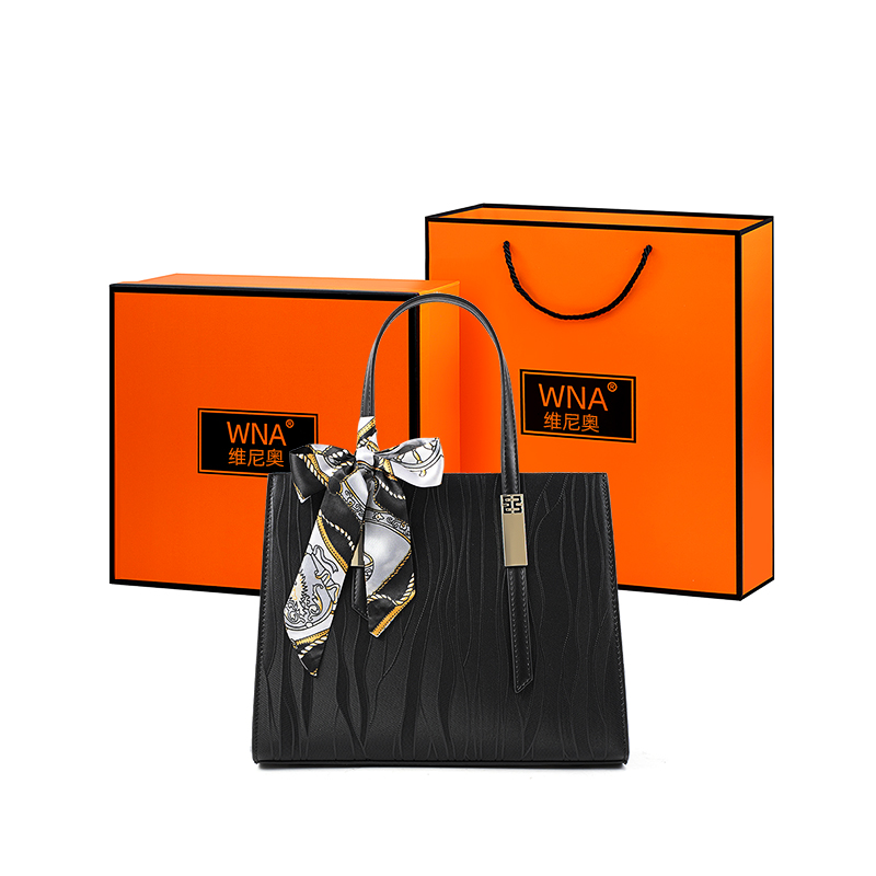 

Vigno Синтетическая кожаная мамина сумка через плечо, Black Jet Wave Collection