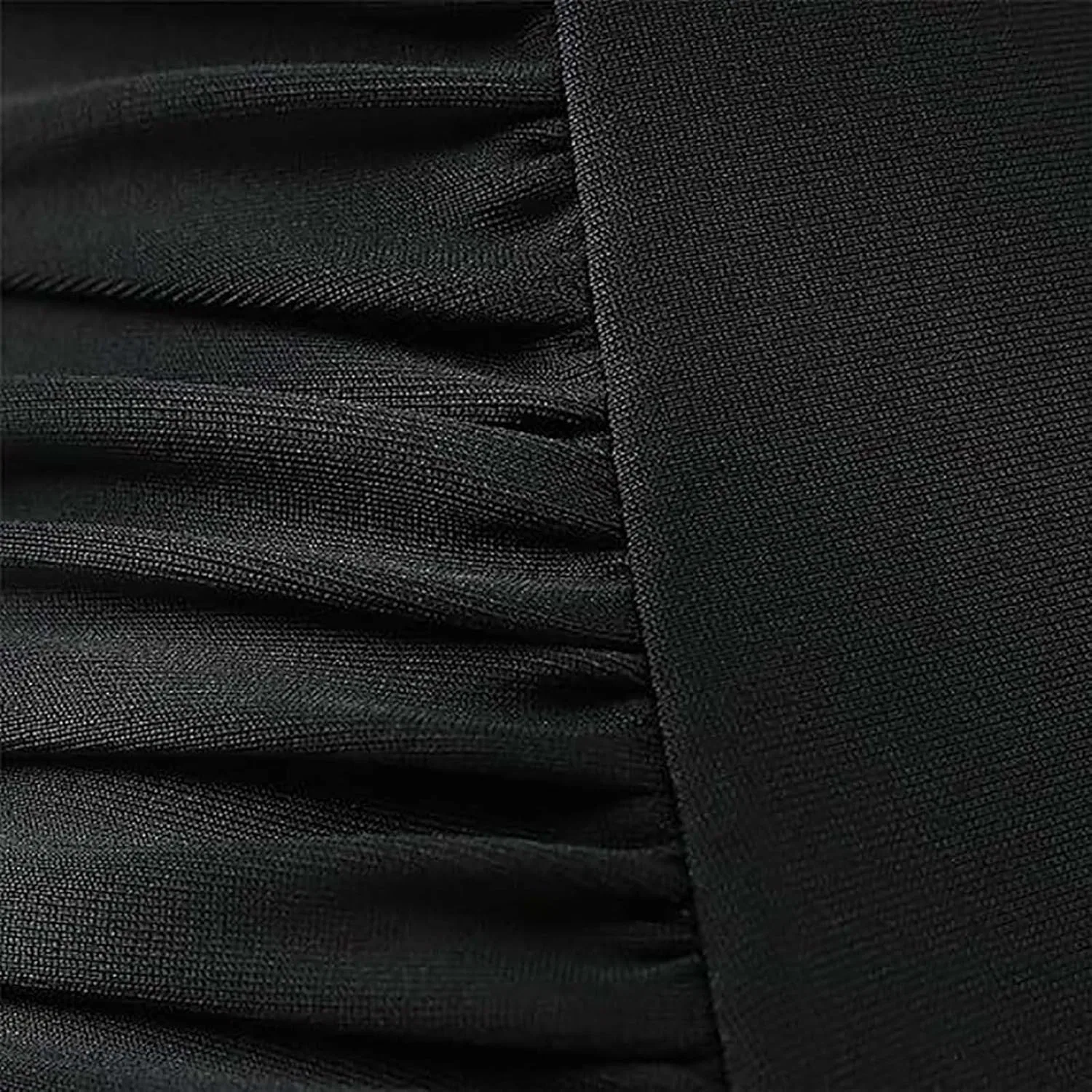 Женский слитный купальник с эффектом пуш-ап Generic, Black — фото 4