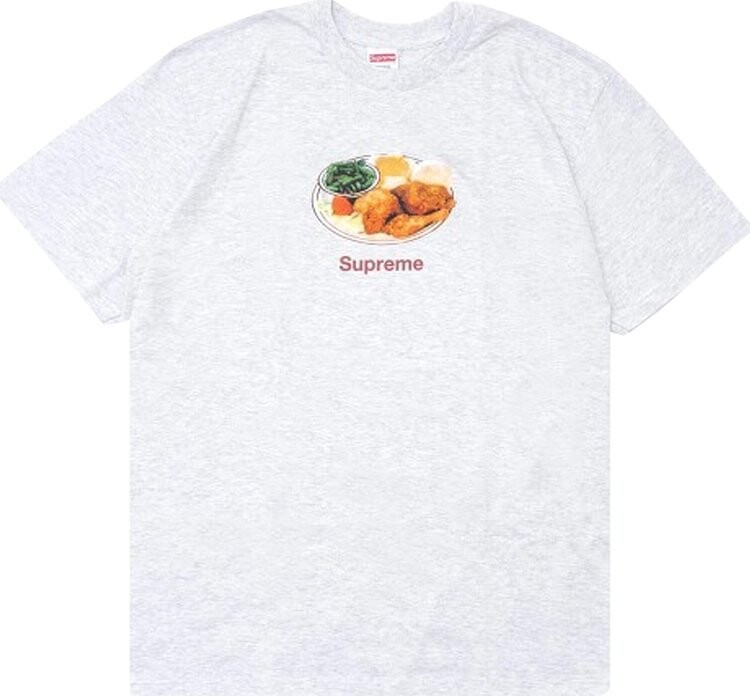 

Футболка Supreme Chicken Dinner Tee 'Ash Grey', серый