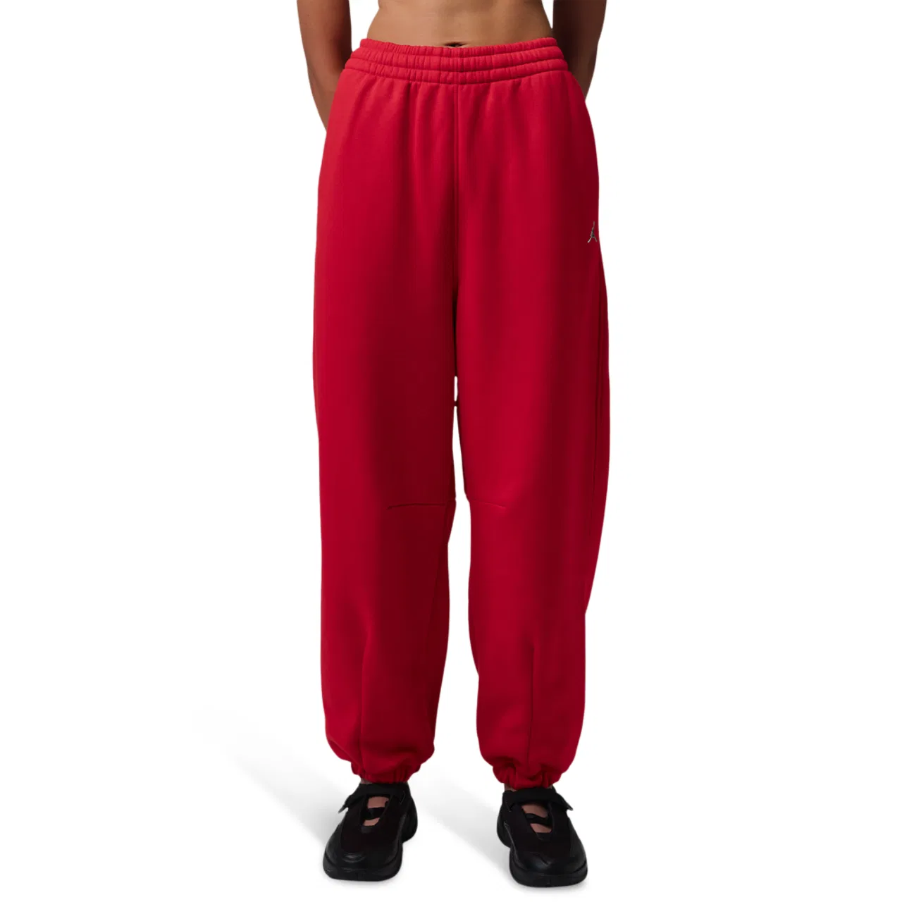 Женские спортивные штаны из футера с утяжкой Jordan Brooklyn Fleece Jogger Pant BB, Gym Red