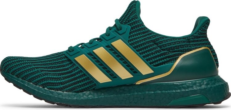 Кроссовки Adidas UltraBoost 4.0 DNA 'Green Matte Gold', зеленый — фото 4
