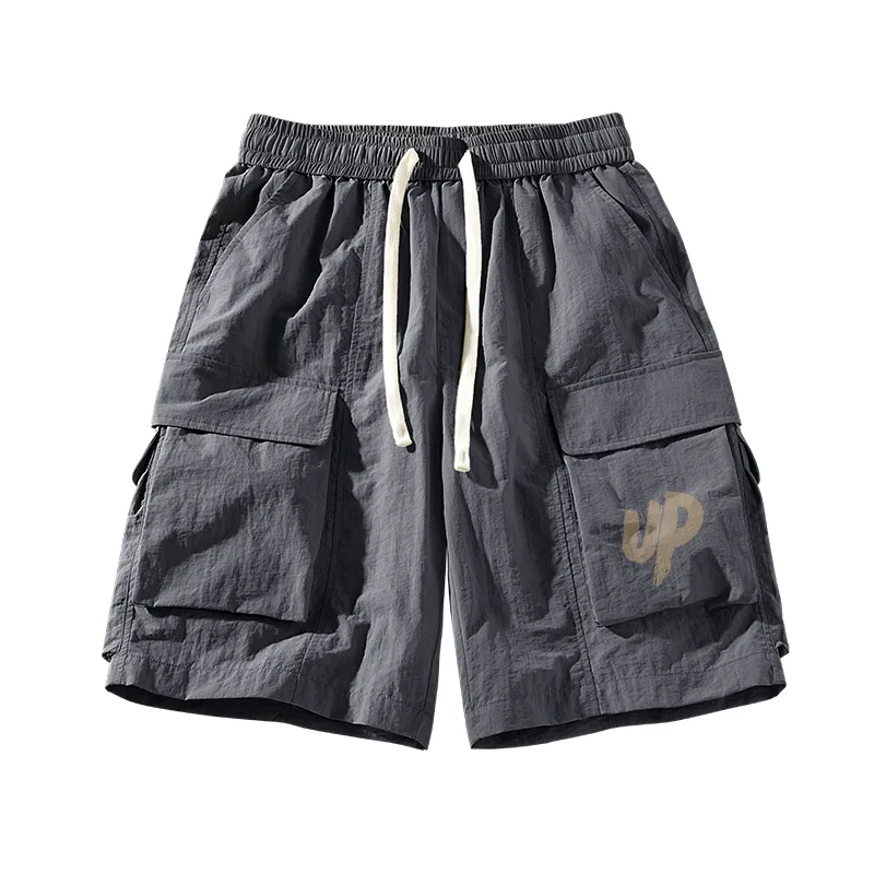 Детские шорты карго тонкие MINISO, Ice Silk Cooling Dark Gray