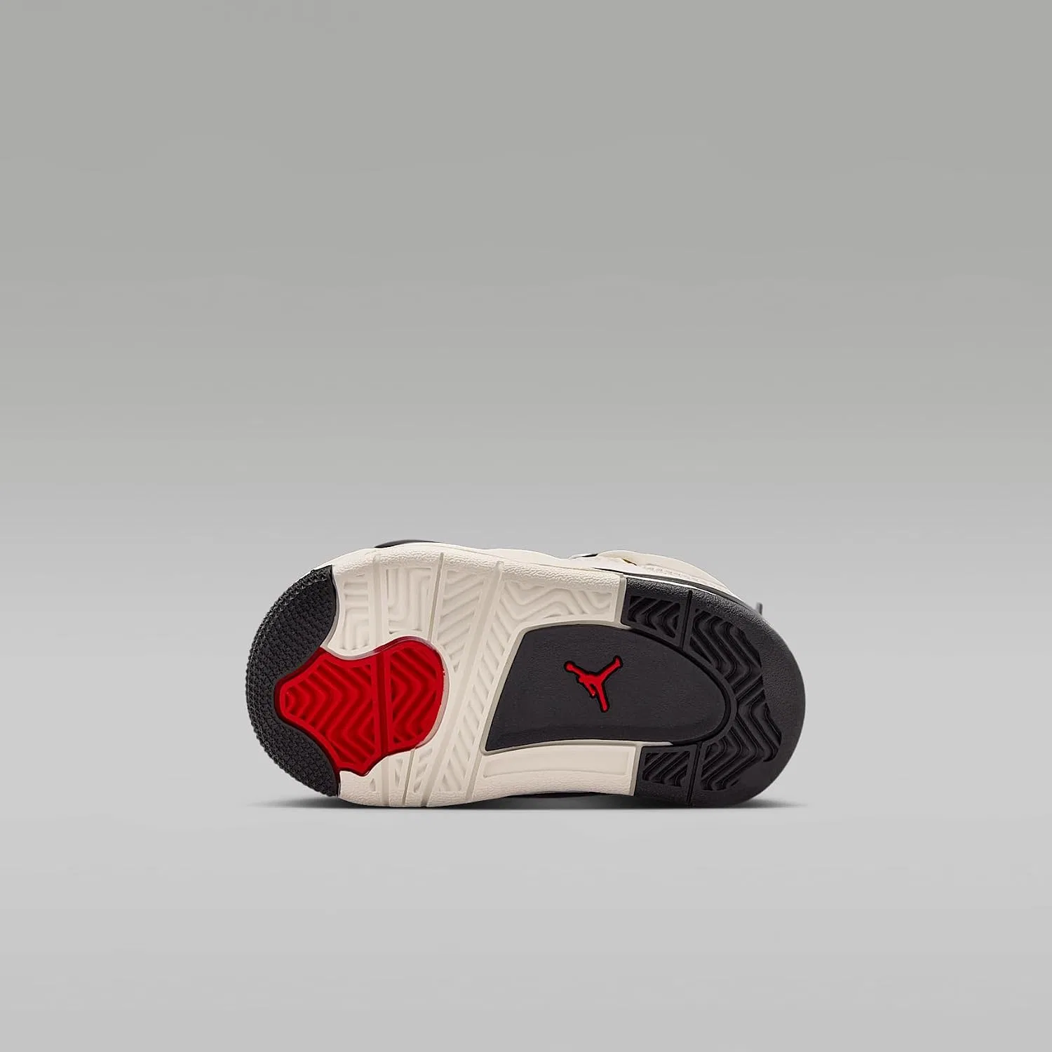 Детские кроссовки для мальчиков Jordan 4 Retro Flight Club Nike, Sail/University Red/Black — фото 2