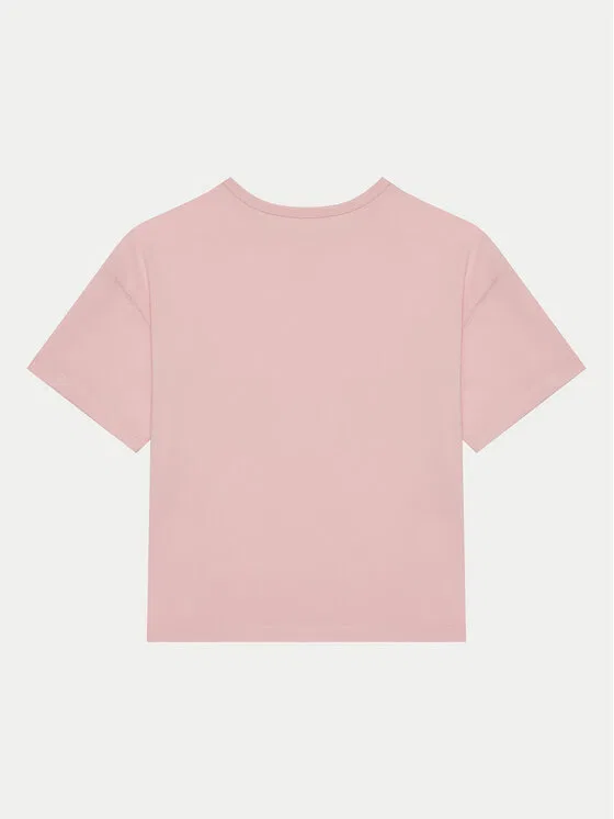 Футболка boxy fit Calvin Klein Jeans, розовый — фото 2