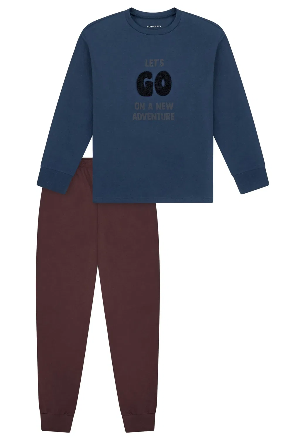Пижама хлопковая Comfort Cotton Schiesser, синий