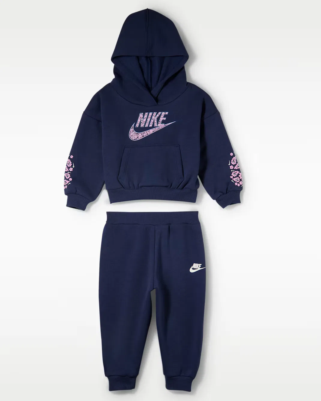 Детский комплект (12-24 месяца): толстовка и спортивные штаны Nike Retro Remix, Midnight Navy