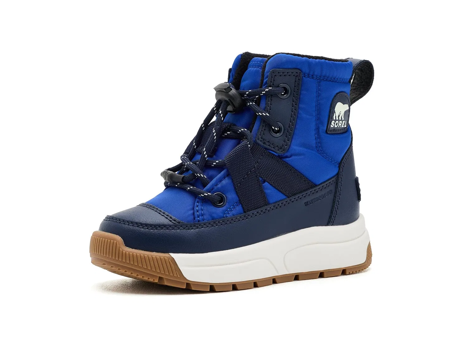 Водонепроницаемые ботинки Whitney III Mid Waterproof (для маленьких детей) Sorel Kids, Azul/Collegiate Navy