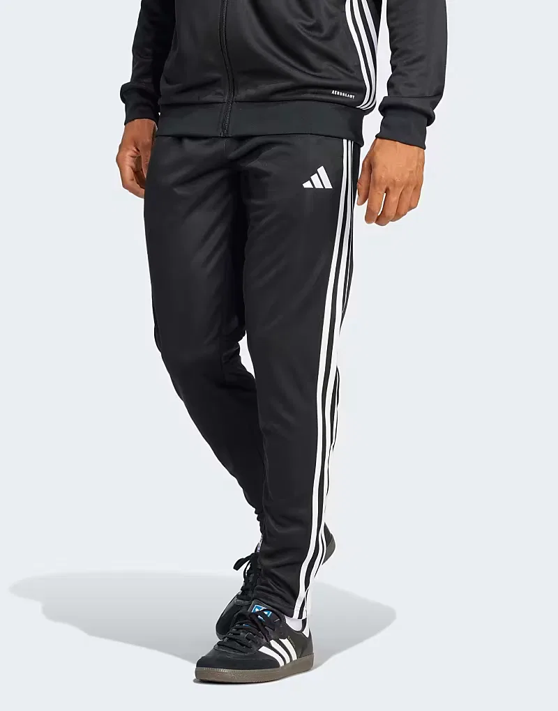 Тренировочные брюки Adidas Performance Tiro 25 Essentials в черно-белом цвете — фото 3