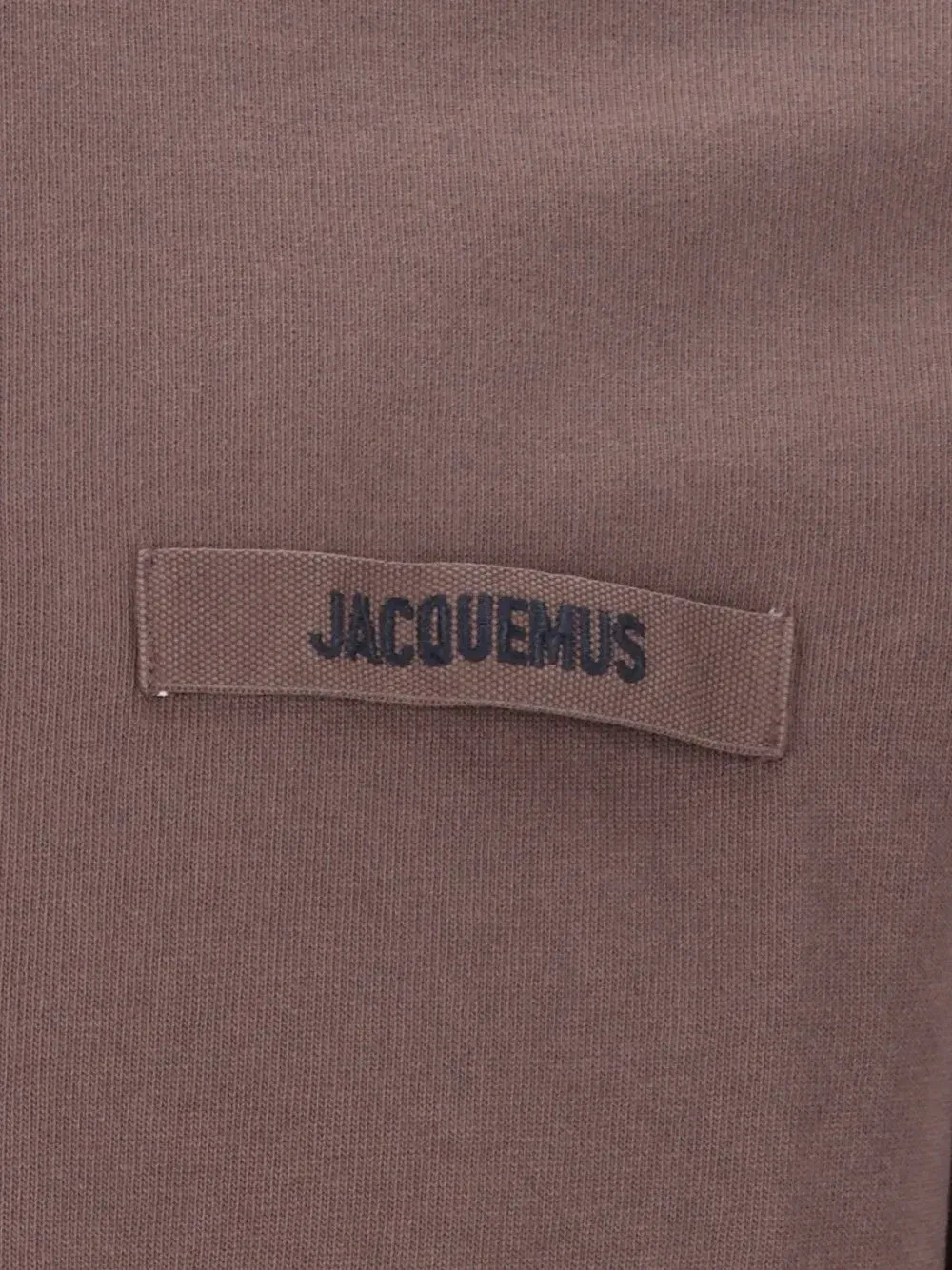 Футболка с нашивкой-логотипом JACQUEMUS, коричневый — фото 3