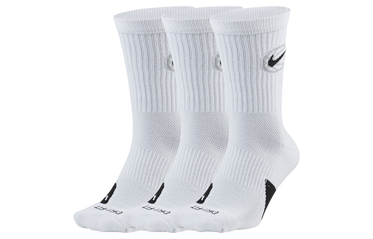 

Носки унисекс Nike до середины икры 3 пары, белый