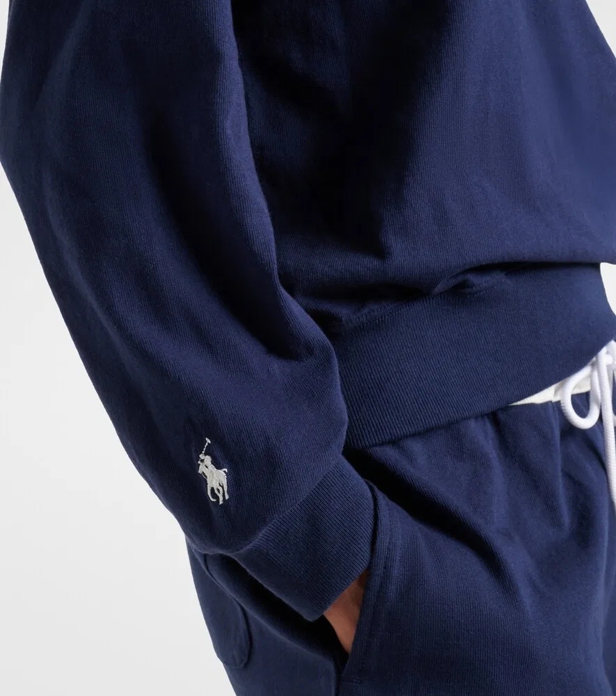 Хлопковая толстовка Wimbledon Polo Ralph Lauren, синий — фото 4
