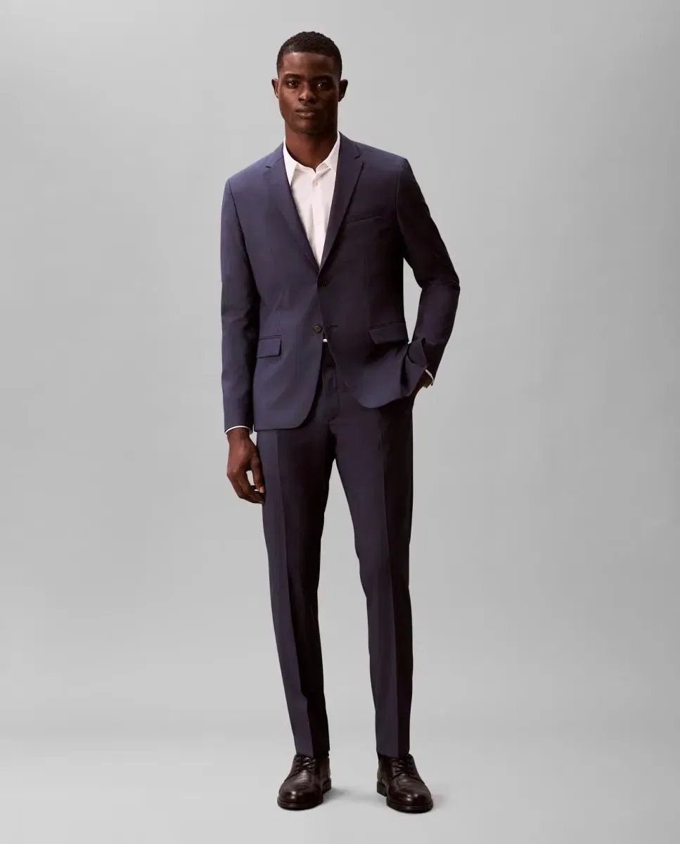 Мужские брюки из шерсти Calvin Klein, Azul