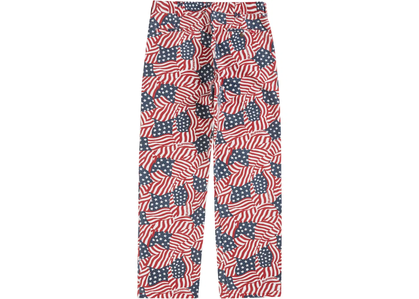 Мужские брюки Supreme Work Pant Flags Supreme, Flags — фото 2