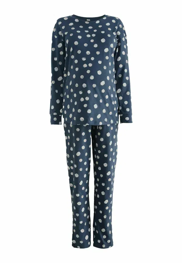Комплект пижамы из хлопка Tall fit - maternity long sleeve set - pyjama set Next темно-синий Spot — фото 4