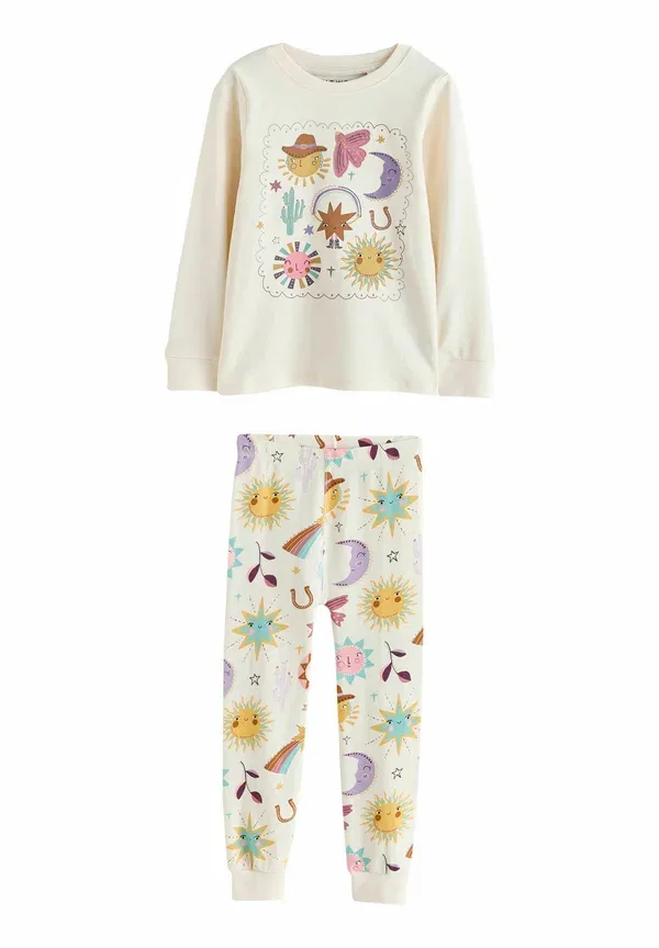 Комплект пижамы из 3 предметов, хлопок, Regular fit Snuggle, Next, Pink/Yellow Western Print, желтый — фото 3