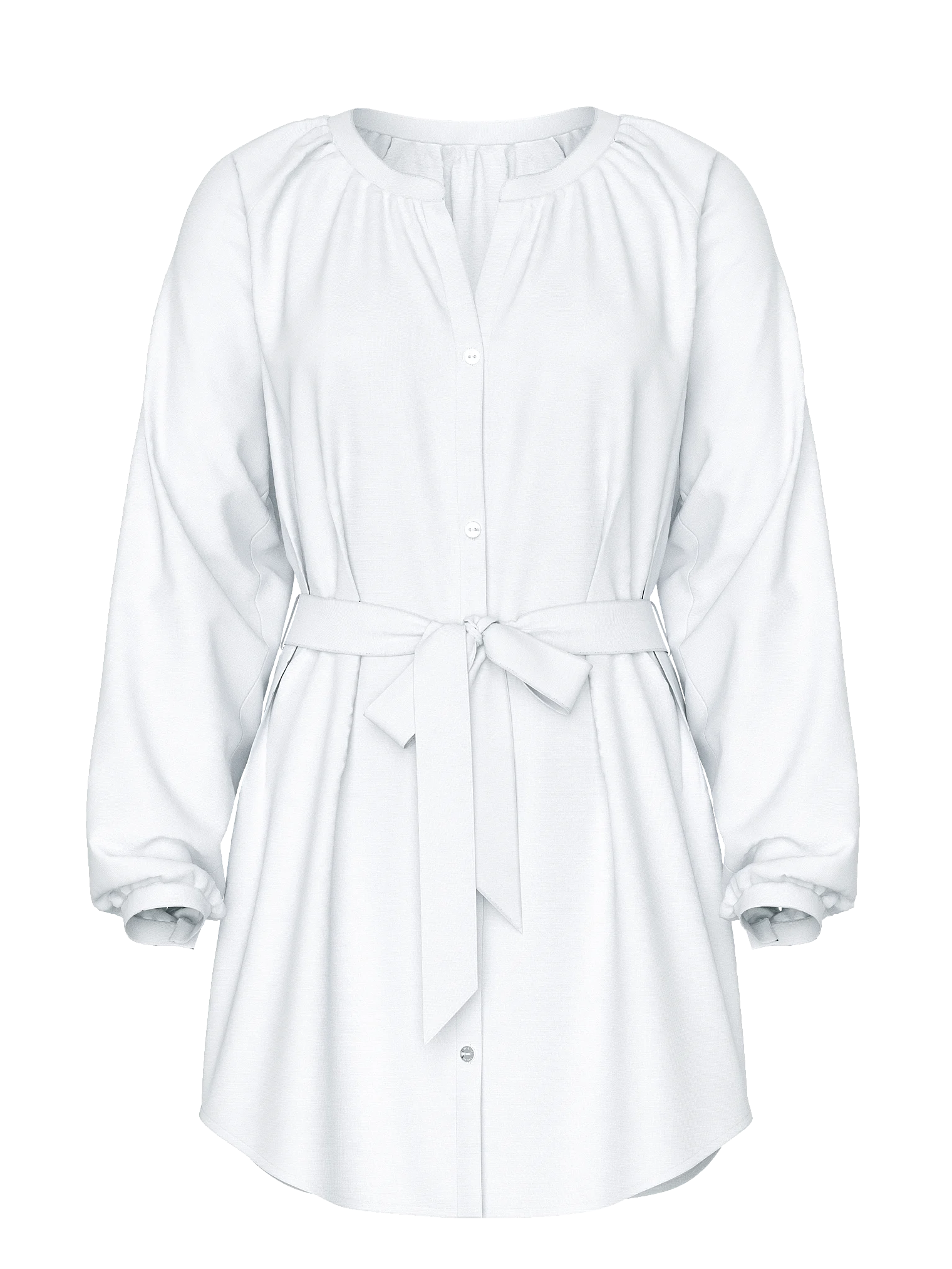 

Платье Victoria's Secret Swim Beachwear Linen Easy Button-Up, белый