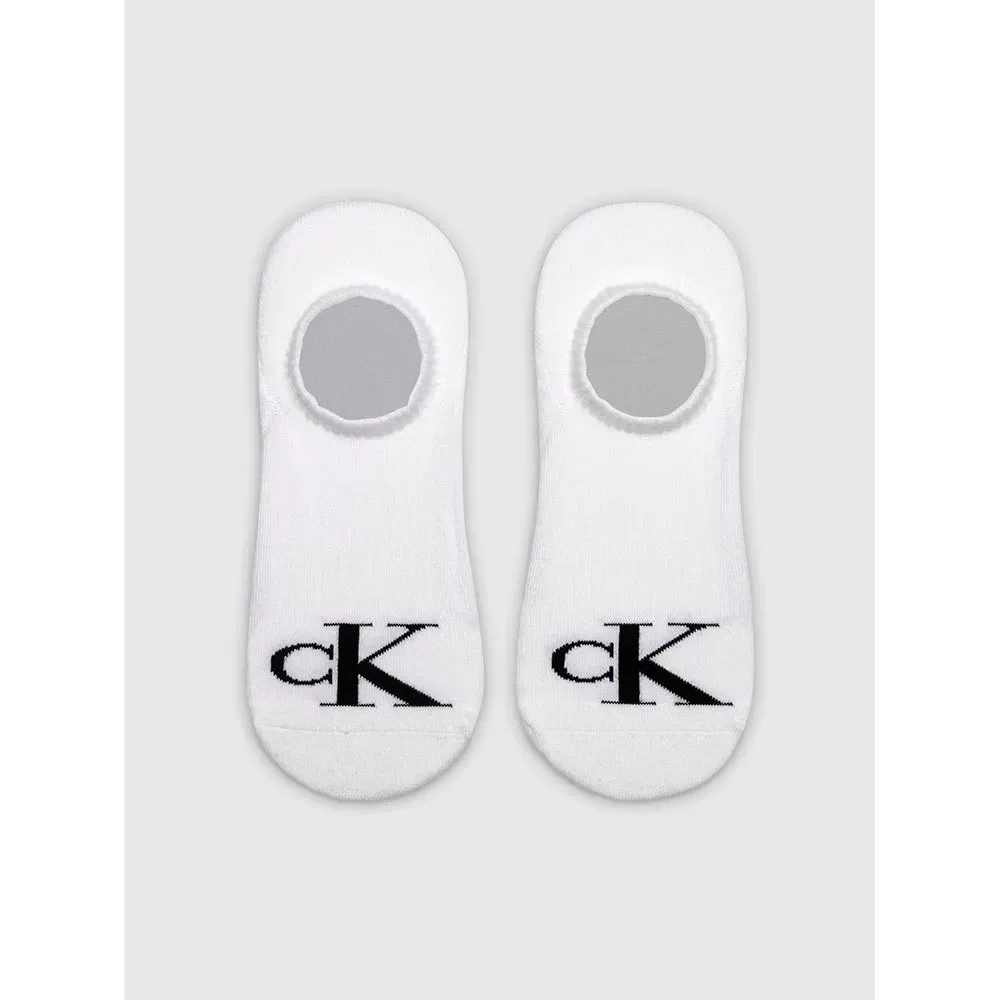 Носки Calvin Klein no show socks 2 pairs, белый — фото 3