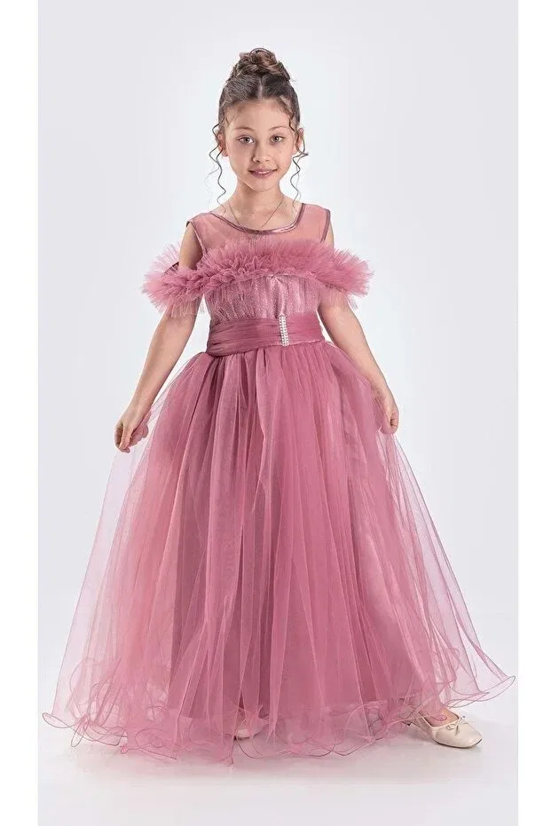 Детское платье для девочек шифоновое Mnk Baby&Kids, Pink