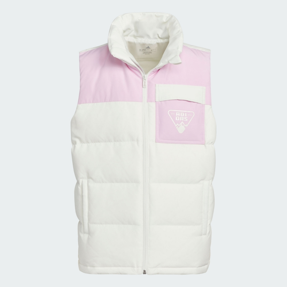 

Детский жилет Adidas ESSENTIALS, белый/розовый