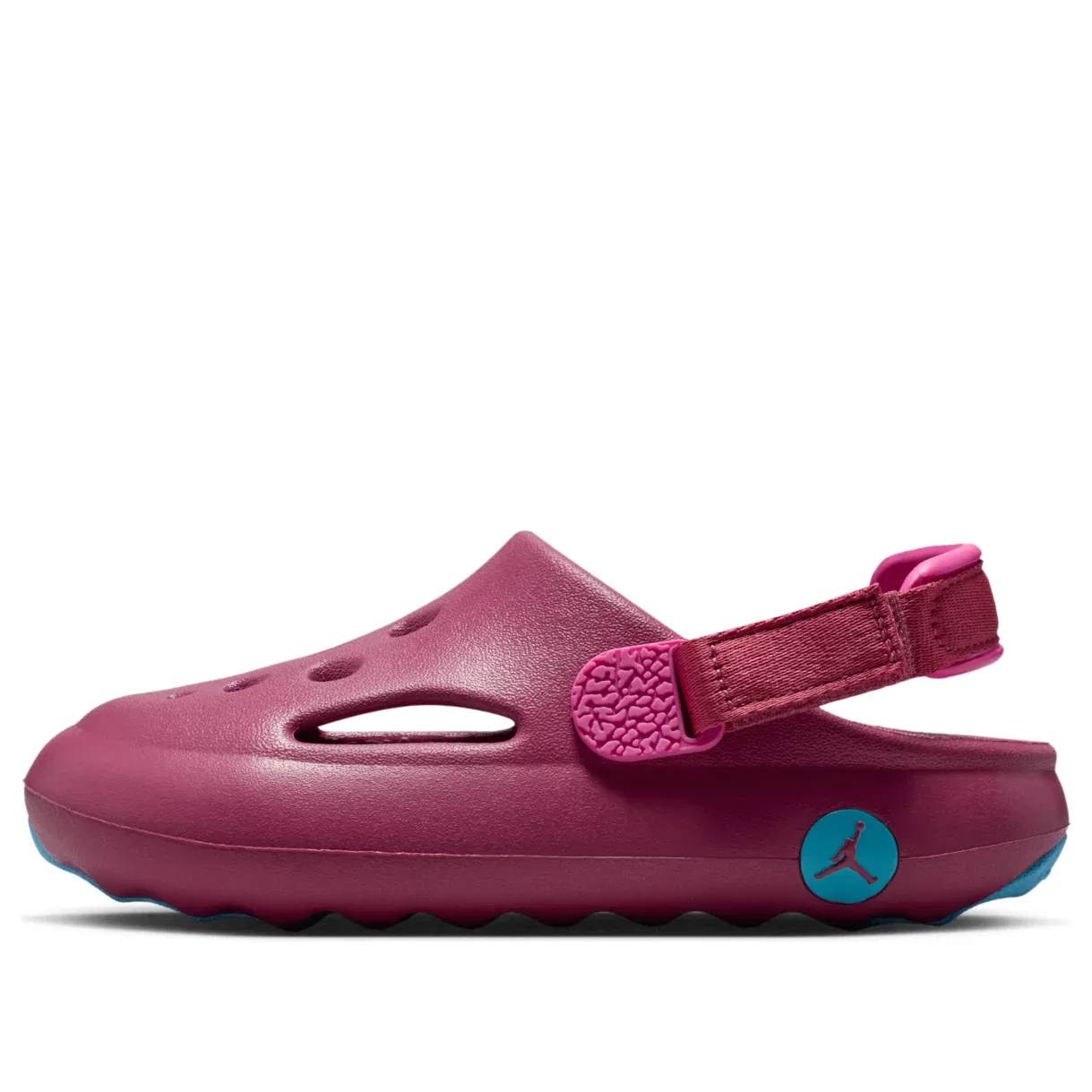 Детские сандалии с синтетическим верхом Air Jordan Hydrip Sandals 'Sweet Beet' Jordan, Sweet Beet/Baltic Blue/Desert Pink/Sweet Beet
