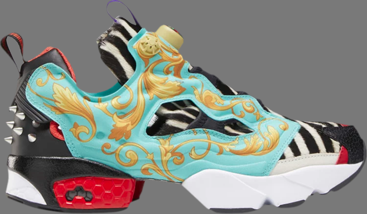 Кроссовки illumination’s minions x instapump fury 'vicious 6' Reebok, многоцветный - фото