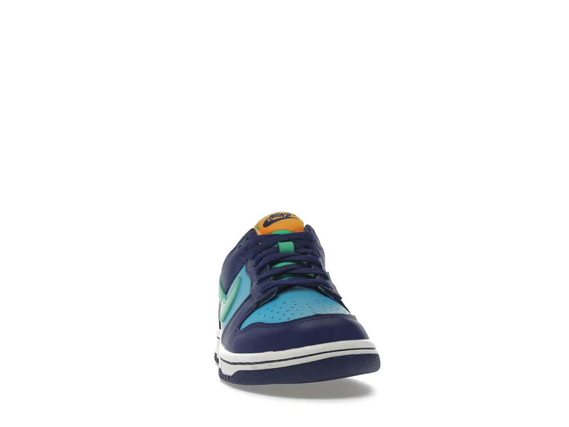 Детские кроссовки для активного отдыха Nike Dunk Low Nike, Baltic Blue/Electric Algae/Deep Royal/Laser Orange — фото 2