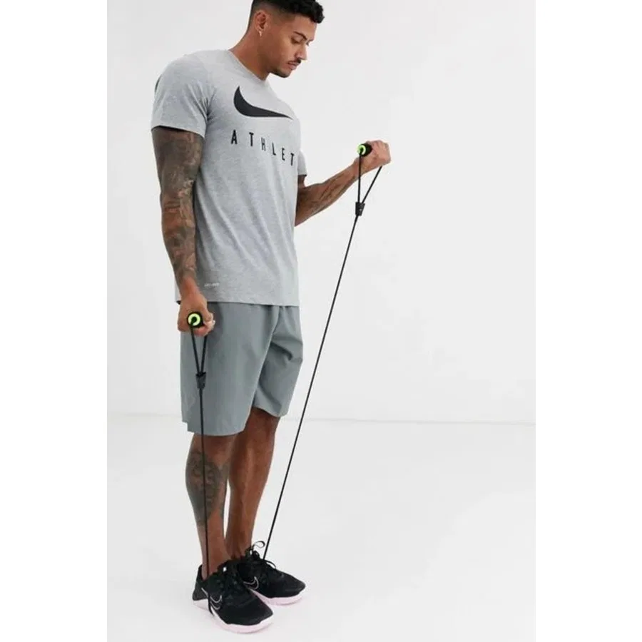 Футболка с длинным рукавом Dri-FIT Training Nike, Серый — фото 3