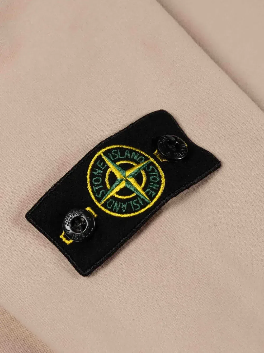 Толстовка с нашивкой-компасом Stone Island Junior, бежевый — фото 2