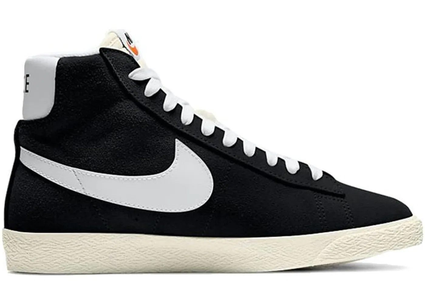 Детские кроссовки Lifestyle Nike Blazer Mid, Black/White/Sail/Total Orange