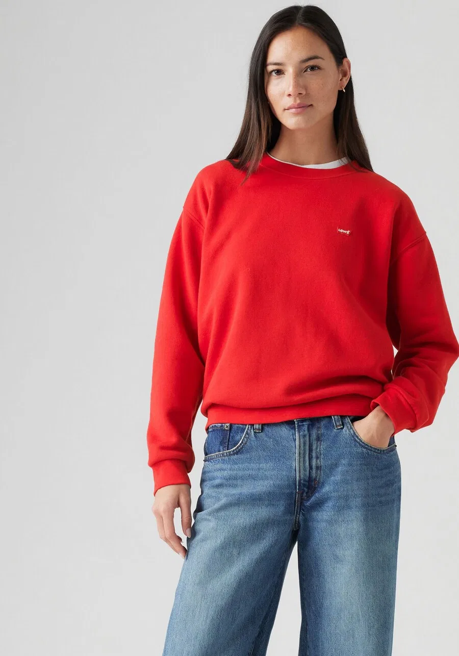 Толстовка LEVI'S 'Everyday' красного цвета — фото 2