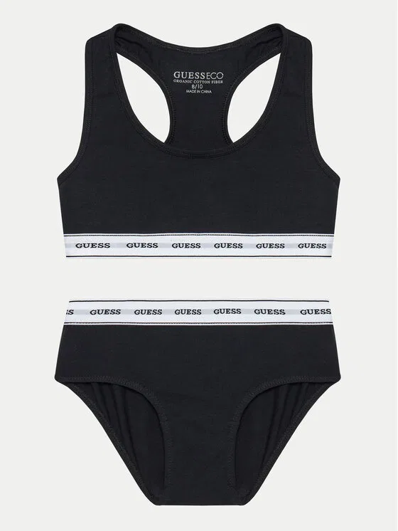 Комплект белья Guess, черный