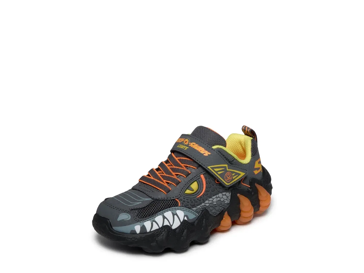 Кроссовки с подсветкой Skech-O-Saurus Light 2.0 Skechers, угольно-серый — фото 2