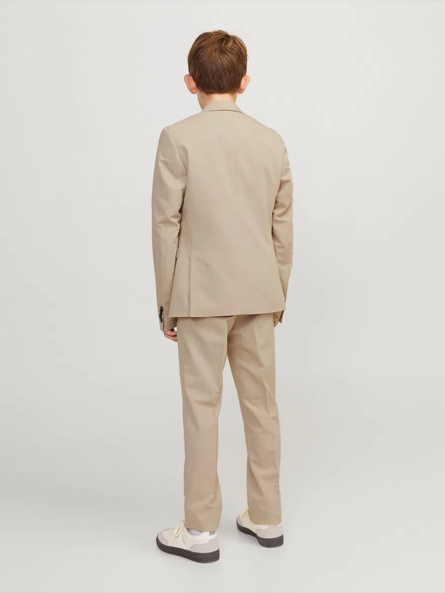 Пиджак Jack & Jones Junior Super Slim Fit 'JPRSolar' бежевого цвета — фото 3