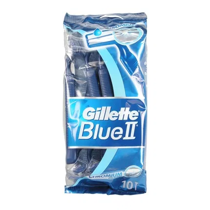 Бритвенные станки одноразовые Gillette Blue II, 10 шт.