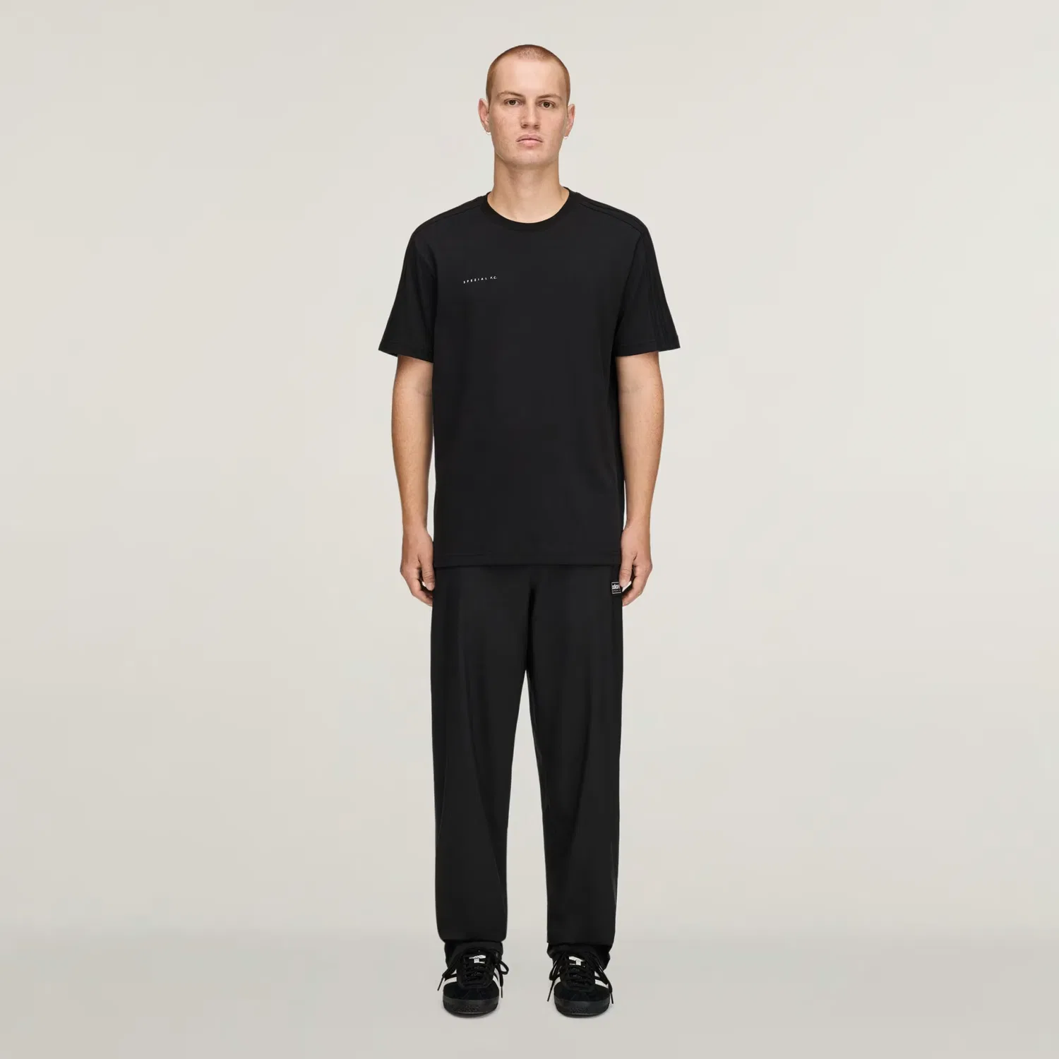Мужские спортивные штаны прямого кроя SPZL F.C. Track Pant Adidas Originals, черный