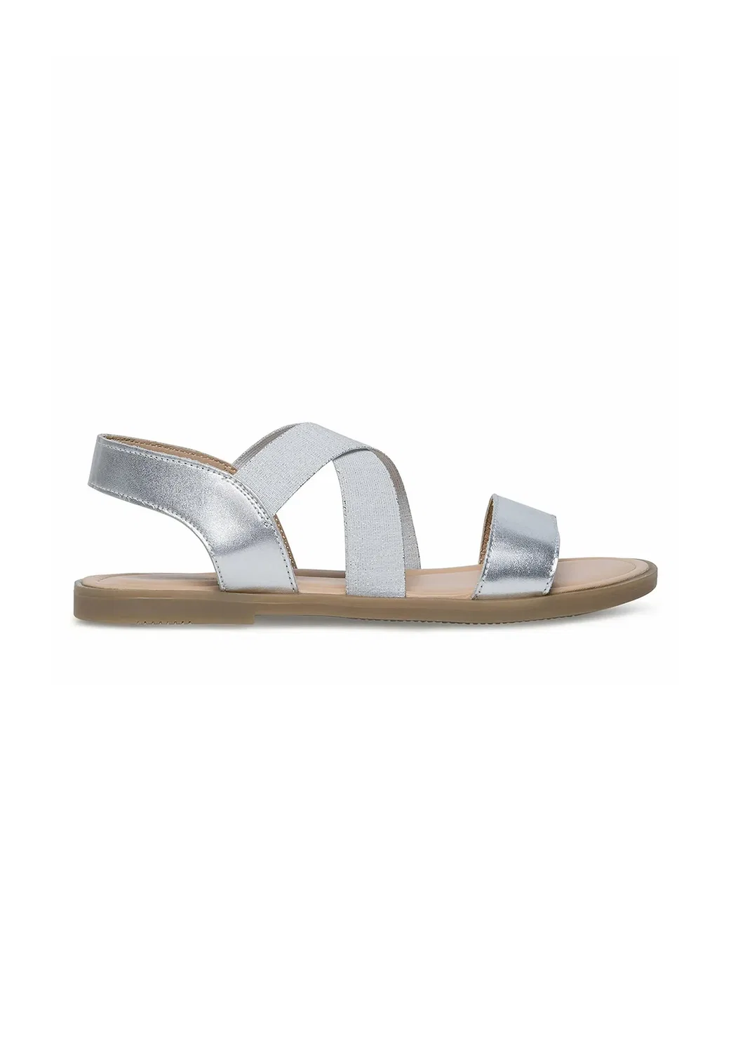 Сандалии для девочек, серебристые, ci12-3027-08a - сандалии Lasocki Young, Silver-Coloured