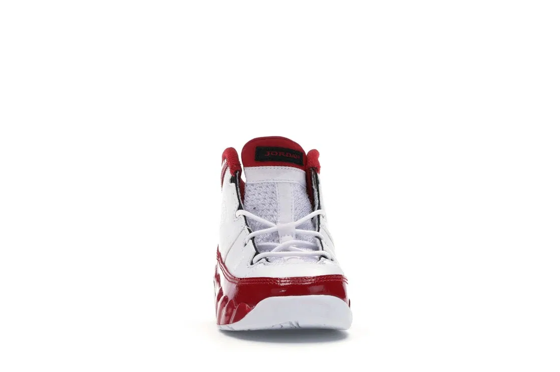 Детские кроссовки Lifestyle Jordan 9 Retro, White/Black-Gym Red — фото 2