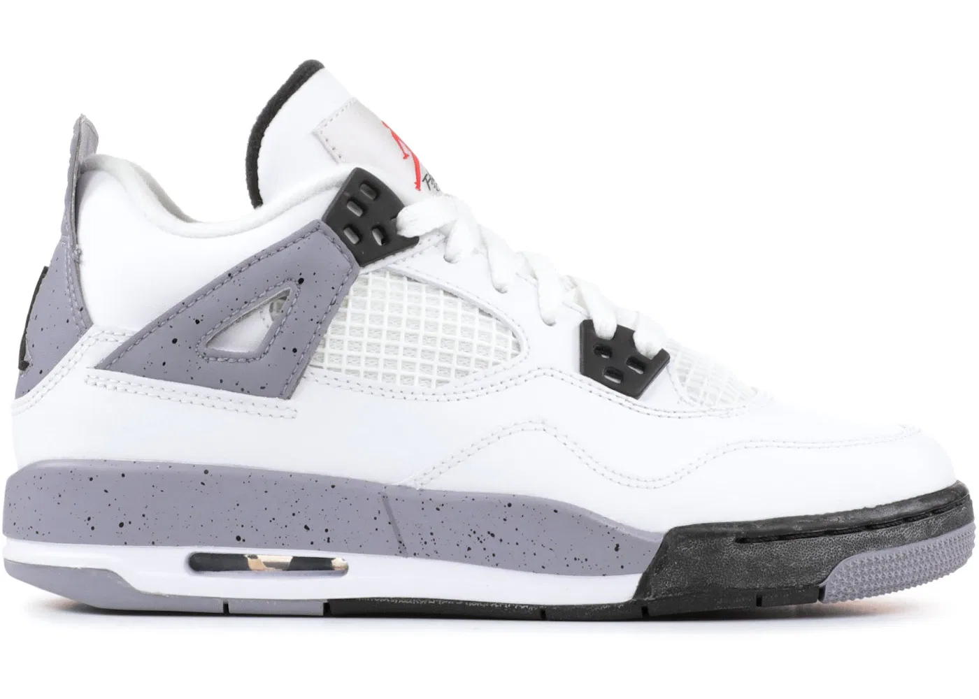 Детские кроссовки Lifestyle Jordan 4 Retro Jordan, White/Black-Cement Grey