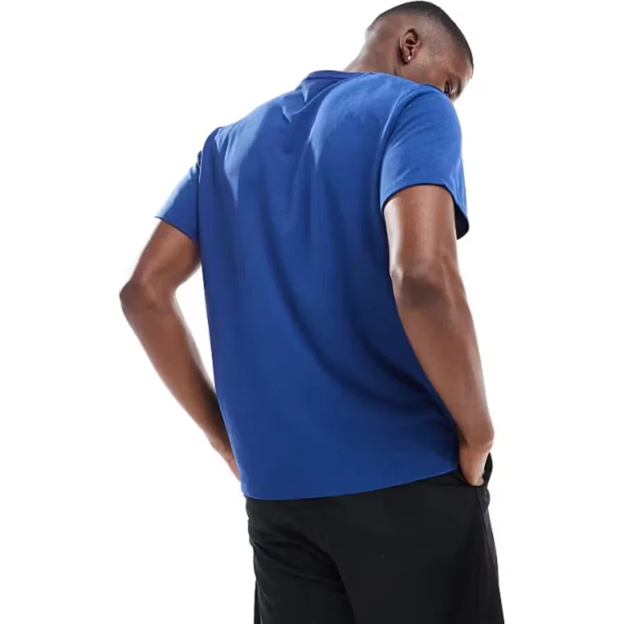 Футболка спортивная с длинным рукавом Dri-Fit Uv Miler Ss Nike, Синий — фото 2