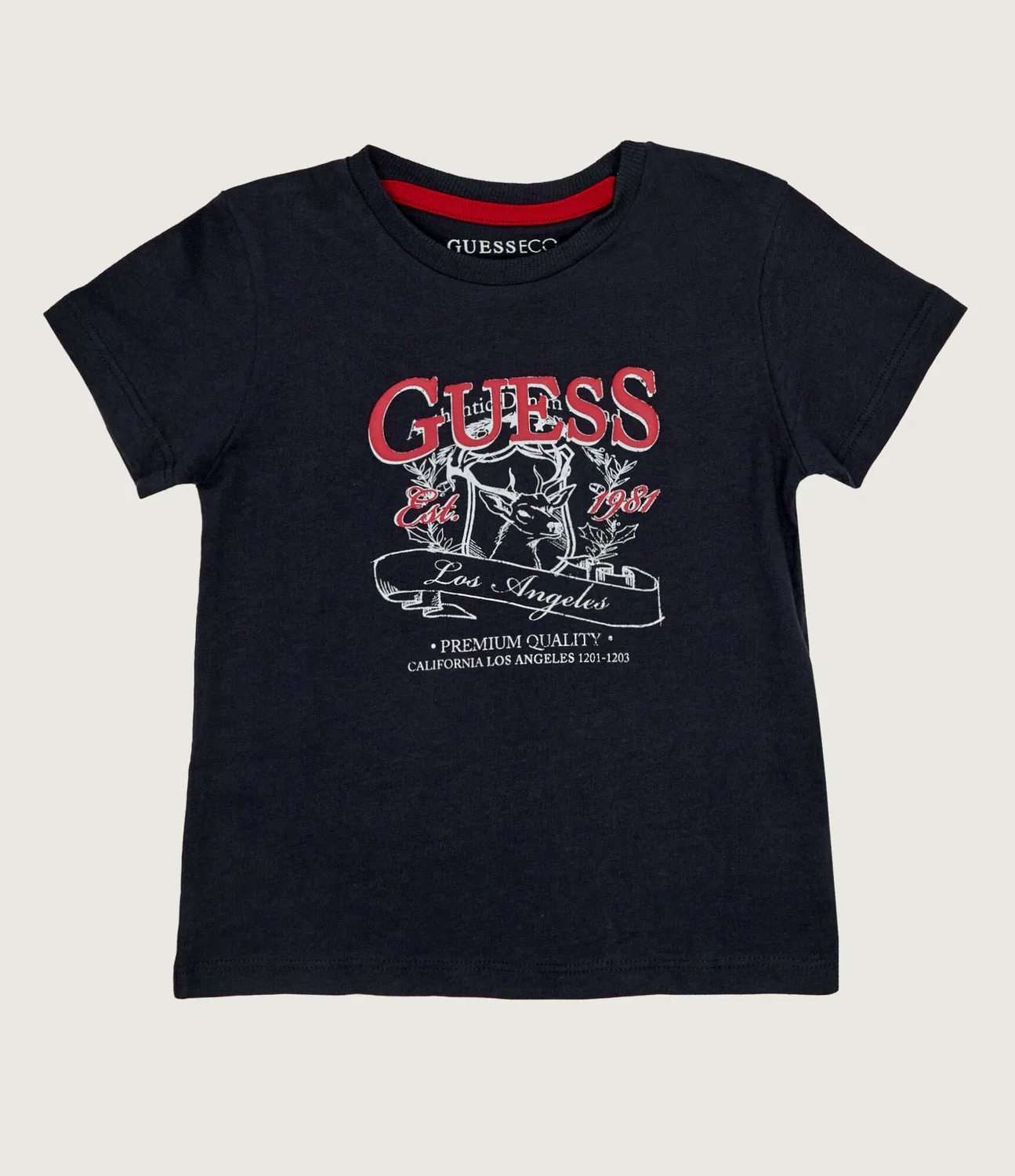 Футболка с круглым вырезом Guess, темно-синий